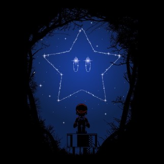 T-Shirt "a star in the sky"