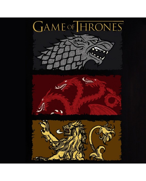 T-Shirt Game of Thrones "Maisons principales"