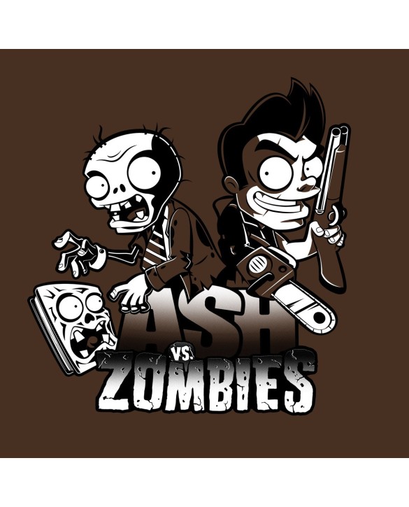 T-Shirt "Ash vs Zombies" 