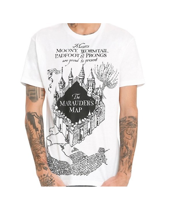 T-Shirt Harry Potter "Carte du Maraudeur"