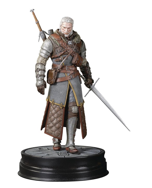 Figurine The Witcher 3 "Geralt armure école de l'Ours de Grand Maître"