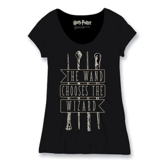 T-Shirt Harry Potter "The Wand Chooses The Wizard"