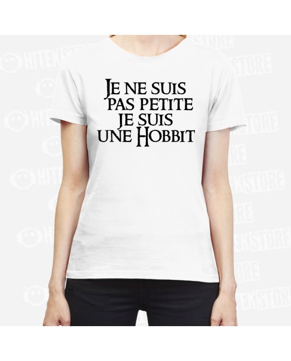 T-shirt "Je ne suis pas petit(e), je suis un(e) Hobbit"