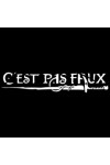 T-shirt "C'est Pas Faux" Version Noir