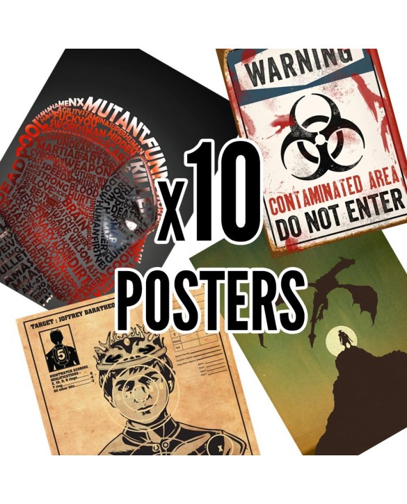 10 posters collector Hitek