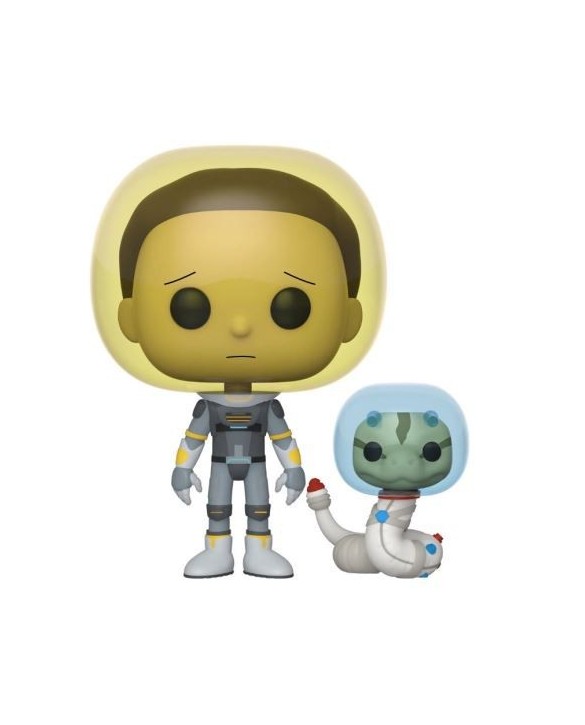 Figurine Pop Rick&Morty - "Morty combinaison spatiale avec serpent"