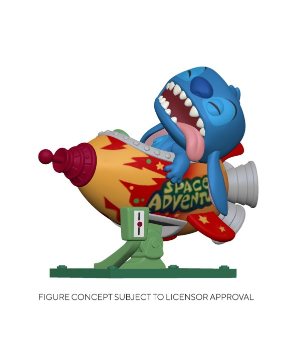 Figurine Funko Pop Rides Stitch dans la Rocket - Lilo & Stitch