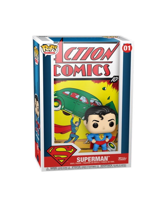 Figurine Funko Pop Comic Cover DC Superman N°01