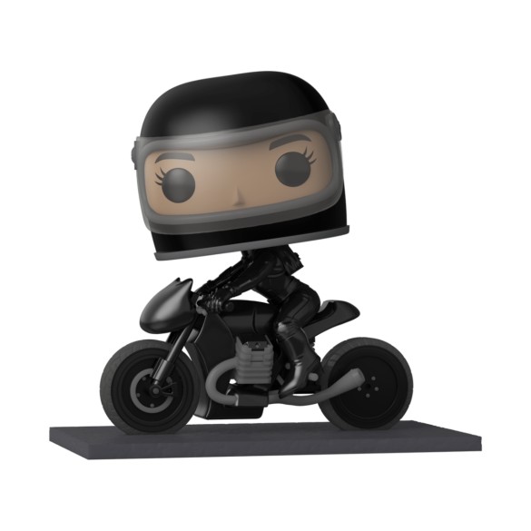 Figurine Funko Pop Ride DLX Selina sur une moto - The Batman N°281